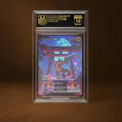 CHARIZARD VMAX MANA GRADE 10 POKEMON CUSTOM PSA STACKABLE SLAB GET 1 FREE - Image 1