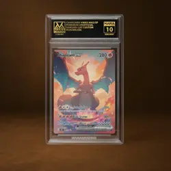 CHARIZARD VMAX MANA GRADE 10 POKEMON CUSTOM PSA STACKABLE SLAB GET 1 FREE - Image 1