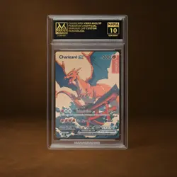 CHARIZARD VMAX MANA GRADE 10 POKEMON CUSTOM PSA STACKABLE SLAB GET 1 FREE - Image 1