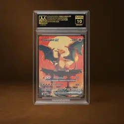 CHARIZARD VMAX MANA GRADE 10 POKEMON CUSTOM PSA STACKABLE SLAB GET 1 FREE - Image 1
