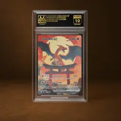 CHARIZARD VMAX MANA GRADE 10 POKEMON CUSTOM PSA STACKABLE SLAB GET 1 FREE - Image 1