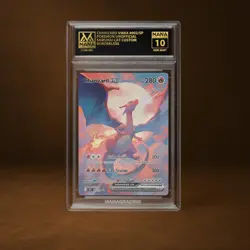 CHARIZARD VMAX MANA GRADE 10 POKEMON CUSTOM PSA STACKABLE SLAB GET 1 FREE - Image 1