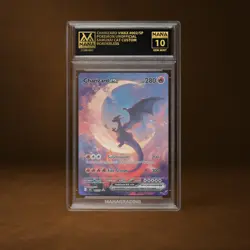 CHARIZARD VMAX MANA GRADE 10 POKEMON CUSTOM PSA STACKABLE SLAB GET 1 FREE - Image 1