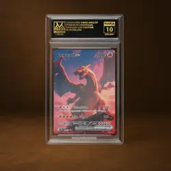 CHARIZARD VMAX MANA GRADE 10 POKEMON CUSTOM PSA STACKABLE SLAB GET 1 FREE - Image 1