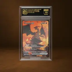 CHARIZARD VMAX MANA GRADE 10 POKEMON CUSTOM PSA STACKABLE SLAB GET 1 FREE - Image 1