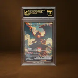 CHARIZARD VMAX MANA GRADE 10 POKEMON CUSTOM PSA STACKABLE SLAB GET 1 FREE - Image 1