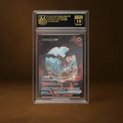 CHARIZARD VMAX MANA GRADE 10 POKEMON CUSTOM PSA STACKABLE SLAB GET 1 FREE - Image 1