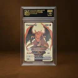 CHARIZARD VMAX MANA GRADE 10 POKEMON CUSTOM PSA STACKABLE SLAB GET 1 FREE - Image 1