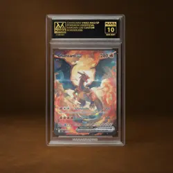 CHARIZARD VMAX MANA GRADE 10 POKEMON CUSTOM PSA STACKABLE SLAB GET 1 FREE - Image 1
