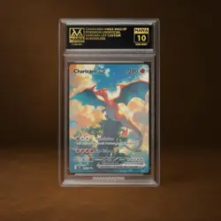 CHARIZARD VMAX MANA GRADE 10 POKEMON CUSTOM PSA STACKABLE SLAB GET 1 FREE - Image 1