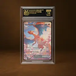 CHARIZARD VMAX MANA GRADE 10 POKEMON CUSTOM PSA STACKABLE SLAB GET 1 FREE - Image 1