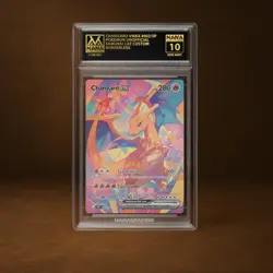 CHARIZARD VMAX MANA GRADE 10 POKEMON CUSTOM PSA STACKABLE SLAB GET 1 FREE - Image 1