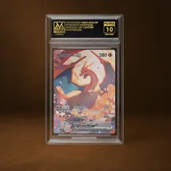 CHARIZARD VMAX MANA GRADE 10 POKEMON CUSTOM PSA STACKABLE SLAB GET 1 FREE - Image 1