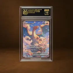 CHARIZARD VMAX MANA GRADE 10 POKEMON CUSTOM PSA STACKABLE SLAB GET 1 FREE - Image 1