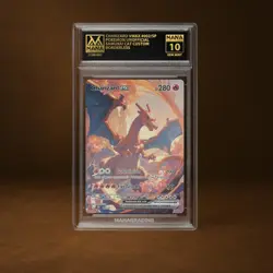 CHARIZARD VMAX MANA GRADE 10 POKEMON CUSTOM PSA STACKABLE SLAB GET 1 FREE - Image 1