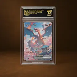 CHARIZARD VMAX MANA GRADE 10 POKEMON CUSTOM PSA STACKABLE SLAB GET 1 FREE - Image 1