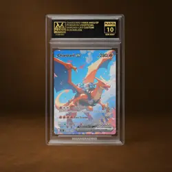CHARIZARD VMAX MANA GRADE 10 POKEMON CUSTOM PSA STACKABLE SLAB GET 1 FREE - Image 1