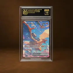 CHARIZARD VMAX MANA GRADE 10 POKEMON CUSTOM PSA STACKABLE SLAB GET 1 FREE - Image 1