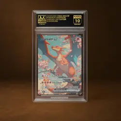 CHARIZARD VMAX MANA GRADE 10 POKEMON CUSTOM PSA STACKABLE SLAB GET 1 FREE - Image 1
