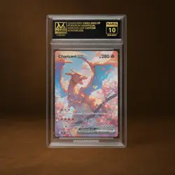 CHARIZARD VMAX MANA GRADE 10 POKEMON CUSTOM PSA STACKABLE SLAB GET 1 FREE - Image 1