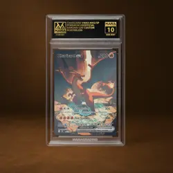 CHARIZARD VMAX MANA GRADE 10 POKEMON CUSTOM PSA STACKABLE SLAB GET 1 FREE - Image 1