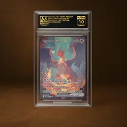 CHARIZARD VMAX MANA GRADE 10 POKEMON CUSTOM PSA STACKABLE SLAB GET 1 FREE - Image 1