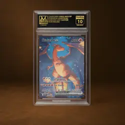 CHARIZARD VMAX MANA GRADE 10 POKEMON CUSTOM PSA STACKABLE SLAB GET 1 FREE - Image 1