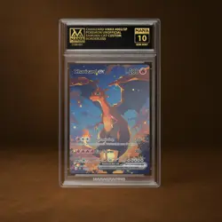 CHARIZARD VMAX MANA GRADE 10 POKEMON CUSTOM PSA STACKABLE SLAB GET 1 FREE - Image 1