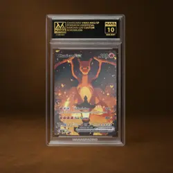 CHARIZARD VMAX MANA GRADE 10 POKEMON CUSTOM PSA STACKABLE SLAB GET 1 FREE - Image 1