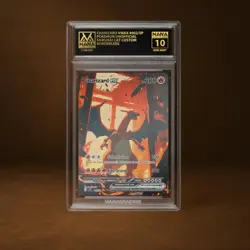 CHARIZARD VMAX MANA GRADE 10 POKEMON CUSTOM PSA STACKABLE SLAB GET 1 FREE - Image 1