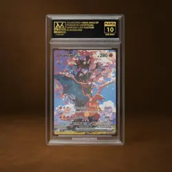 CHARIZARD VMAX MANA GRADE 10 POKEMON CUSTOM PSA STACKABLE SLAB GET 1 FREE - Image 1