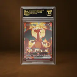 CHARIZARD VMAX MANA GRADE 10 POKEMON CUSTOM PSA STACKABLE SLAB GET 1 FREE - Image 1