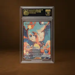 CHARIZARD VMAX MANA GRADE 10 POKEMON CUSTOM PSA STACKABLE SLAB GET 1 FREE - Image 1