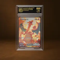 CHARIZARD VMAX MANA GRADE 10 POKEMON CUSTOM PSA STACKABLE SLAB GET 1 FREE - Image 1