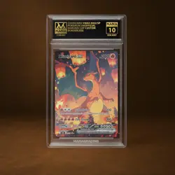 CHARIZARD VMAX MANA GRADE 10 POKEMON CUSTOM PSA STACKABLE SLAB GET 1 FREE - Image 1