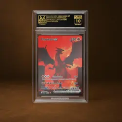 CHARIZARD VMAX MANA GRADE 10 POKEMON CUSTOM PSA STACKABLE SLAB GET 1 FREE - Image 1