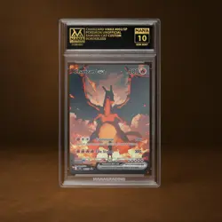 CHARIZARD VMAX MANA GRADE 10 POKEMON CUSTOM PSA STACKABLE SLAB GET 1 FREE - Image 1