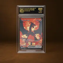 CHARIZARD VMAX MANA GRADE 10 POKEMON CUSTOM PSA STACKABLE SLAB GET 1 FREE - Image 1