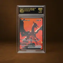 CHARIZARD VMAX MANA GRADE 10 POKEMON CUSTOM PSA STACKABLE SLAB GET 1 FREE - Image 1