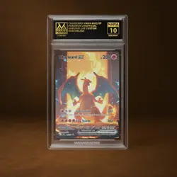 CHARIZARD VMAX MANA GRADE 10 POKEMON CUSTOM PSA STACKABLE SLAB GET 1 FREE - Image 1