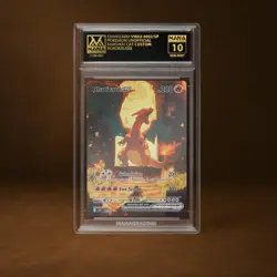 CHARIZARD VMAX MANA GRADE 10 POKEMON CUSTOM PSA STACKABLE SLAB GET 1 FREE - Image 1