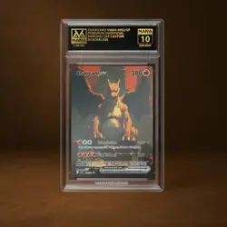 CHARIZARD VMAX MANA GRADE 10 POKEMON CUSTOM PSA STACKABLE SLAB GET 1 FREE - Image 1