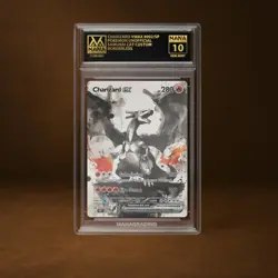 CHARIZARD VMAX MANA GRADE 10 POKEMON CUSTOM PSA STACKABLE SLAB GET 1 FREE - Image 1