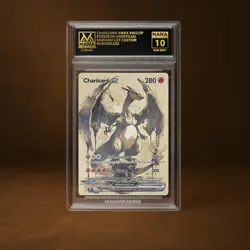 CHARIZARD VMAX MANA GRADE 10 POKEMON CUSTOM PSA STACKABLE SLAB GET 1 FREE - Image 1