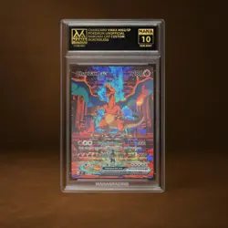 CHARIZARD VMAX MANA GRADE 10 POKEMON CUSTOM PSA STACKABLE SLAB GET 1 FREE - Image 1