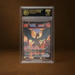 CHARIZARD VMAX MANA GRADE 10 POKEMON CUSTOM PSA STACKABLE SLAB GET 1 FREE - Image 1