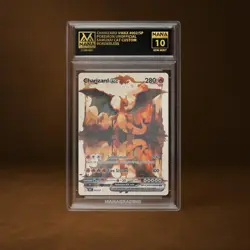 CHARIZARD VMAX MANA GRADE 10 POKEMON CUSTOM PSA STACKABLE SLAB GET 1 FREE - Image 1