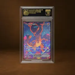 CHARIZARD VMAX MANA GRADE 10 POKEMON CUSTOM PSA STACKABLE SLAB GET 1 FREE - Image 1
