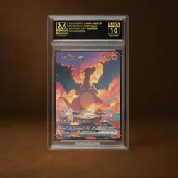 CHARIZARD VMAX MANA GRADE 10 POKEMON CUSTOM PSA STACKABLE SLAB GET 1 FREE - Image 1