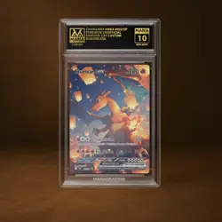 CHARIZARD VMAX MANA GRADE 10 POKEMON CUSTOM PSA STACKABLE SLAB GET 1 FREE - Image 1